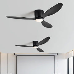 HEIKESZ Large Wind Retro Remote Control Ceiling Fan for Living Room Dining Room Bedroom Simple European Style Fan Lamp Household Chandelier