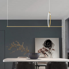 HEIKESZ Nordic Kitchen Bar LED Chandelier Luxury Lighting Minimalist Office Study Light Decorative Dining Room