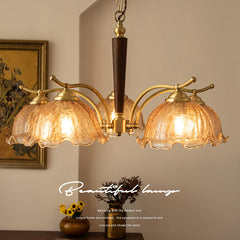 HEIKESZ American South Ocean Style Vintage Chandelier Retro Crack Bedroom Dining Room Living Room Pendant Light