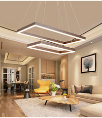 HEIKESZ Modern LED Chandelier Creative Art Lighting for Living Room Bedroom Office Study Nordic Style Ceiling Light