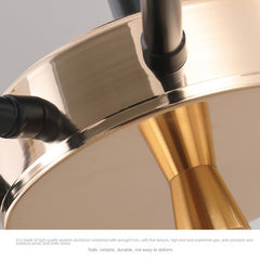 HEIKESZ All Copper Chandelier Golden Black High End Creative Dining Room Living Room Lighting