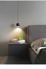 HEIKESZ Grand View Garden Bedside Small Droplight Modern Minimalist Creative Personality Bedroom Light Nordic Simple Adjustable Ceiling Lamp