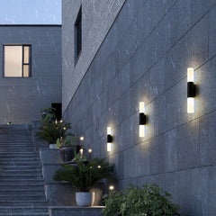 Heikesz LED Waterproof Wall Lamp Warm Yellow Light for Indoor Outdoor Villa Courtyard Corridor Aisle Bedroom Living Room Door Lighting