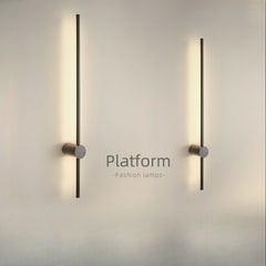 HEIKESZ Minimalist Long LED Wall Lamp Modern Nordic Light Luxury for Bedroom Living Room Hotel