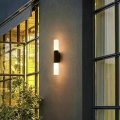 Heikesz LED Waterproof Wall Lamp Warm Yellow Light for Indoor Outdoor Villa Courtyard Corridor Aisle Bedroom Living Room Door Lighting