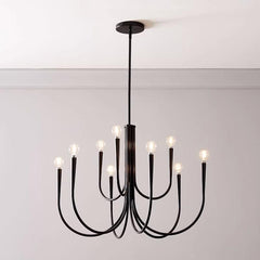 HEIKESZ Nordic Antique Chandelier Luxury French Style Retro Bedroom Candle Dining Room Designer Light