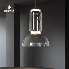 HEIKESZ Italian Designer Crystal Glass Chandelier for Villa Duplex Hotel Lobby Creative Art Decoration Indoor Dining Room Living Room