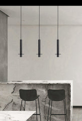 HEIKESZ Italian Minimalist Black Cave Stone Droplight Nordic Modern Ceiling Lamp for Living Room Bedroom Dining Room Bar Decor