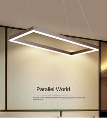 HEIKESZ Modern LED Chandelier Creative Art Lighting for Living Room Bedroom Office Study Nordic Style Ceiling Light