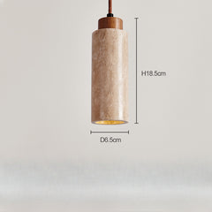 HEIKESZ Cream Style Retro Chandelier Small Droplight for Bedside Dining Room Bar Counter Yellow Cave Stone Design