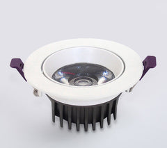 HEIKESZ LED Embedded Spotlight Ceiling Lamp for Home Hotel Clothing Store Commercial Lighting Corridor Cob Light