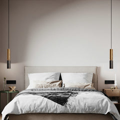 HEIKESZ Nordic Minimalist Small Droplight Modern Bedroom Bedside Lamp Marble Single Head Ceiling Light Fixtures for Living Room