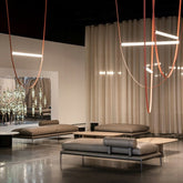 HEIKESZ Italian Minimalist Chandelier for High Ceiling Living Room Duplex Villa Staircase Modern Lighting Fixture