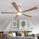 HEIKESZ Nordic 2023 New Ceiling Fan with LED Light Remote Control Modern Minimalist Design for Living Room Dining Room Bedroom