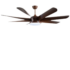 HEIKESZ Large Ceiling Fan Light Modern Silent Retro Electric Fan for Home Dining Hall Simple Design High Wind