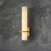 HEIKESZ Luxury Wall Lamp Modern Living Room TV Background Light Simple Copper New Chinese Style Bedside Marble Stone Lamp