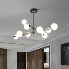 HEIKESZ Magic Bean Chandelier Modern Living Room Lighting Affordable Luxury Dining Lamp High-End Ball Bedroom Decor