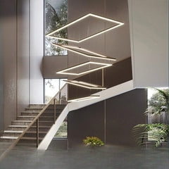 HEIKESZ Luxury Chandelier for Living Room Post-Modern Creative Ceiling Light Warm Nordic Lamps Duplex Staircase Lighting