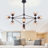 HEIKESZ Nordic Chandelier Minimalist Vintage Industrial Style Lighting for Living Room Dining Room Coffee Bar Bedroom Ceiling Lamps