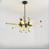 HEIKESZ Nordic Modern LED Glass Chandelier for Living Room Dining Bedroom Simple Creative Lighting Fashion Lamps