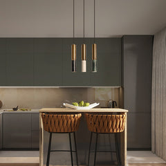 HEIKESZ Nordic Minimalist Small Droplight Modern Bedroom Bedside Lamp Marble Single Head Ceiling Light Fixtures for Living Room