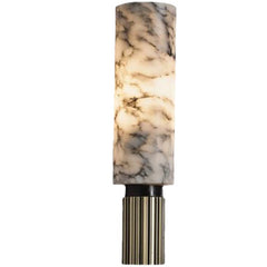 HEIKESZ Modern Chinese Style Marble Wall Lamp Luxury Copper Light for Living Room Bedroom Background Creative Designer Lighting