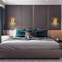 HEIKESZ American Simple and Light Luxury Wall Lamp for Living Room Bedroom Hotel Cafe Restaurant Clothing Store Aisle