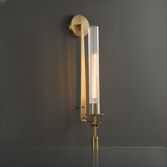 HEIKESZ Post-Modern Copper Wall Lamp Luxury Designer Light for Living Room Bedroom Entrance Modern Classical Bulb Fixture