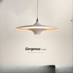 HEIKESZ Nordic Minimalist UFO Chandelier for Dining Table Bar Desk Post-Modern Bedroom Bedside Lamps