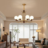 HEIKESZ French Vintage Ceiling Light Solid Wood Retro Pendant Lamp for Living Room Dining Room Bedroom Classic Elegant Lighting