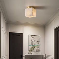 HEIKESZ Nordic Copper Ceiling Light Modern Minimalist Home Lighting Creative Corridor Lamp