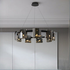 HEIKESZ Modern Luxury Chandelier for Living Room Bedroom Study Creative Glass Nordic Lamp Warm Lighting Atmosphere