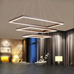 HEIKESZ Modern LED Chandelier Creative Art Lighting for Living Room Bedroom Office Study Nordic Style Ceiling Light