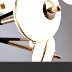 HEIKESZ All Copper Chandelier Golden Black High End Creative Dining Room Living Room Lighting