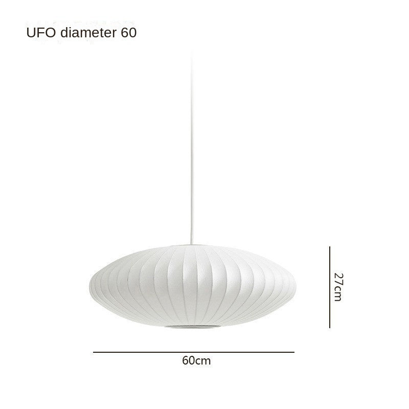 HEIKESZ New Chinese Style Silk Fabric Lantern Chandelier for Living Room Dining Room Clothing Bar Tea Art Bar Round Lamps