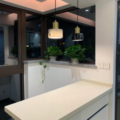 HEIKESZ Nordic Single Head Small Droplight Marble Bedside Lamp Luxury and Simplicity Post Modern Dining Room Lighting for Living Room Chandeliers