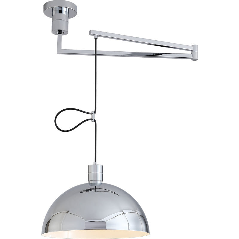 HEIKESZ Dining Room Chandelier Removable Retractable Long Brush Holder Medieval Bauhaus Kitchen Table Lamp LED Lights for Living Room