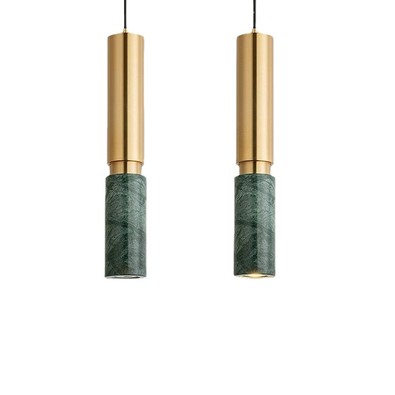 HEIKESZ Luxury Nordic Chandelier Minimalist LED Marble Pendant Light for Dining Room Bedroom Bar Restaurant Living Room Lighting Fixture