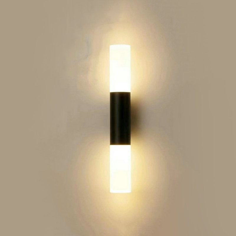 Heikesz LED Waterproof Wall Lamp Warm Yellow Light for Indoor Outdoor Villa Courtyard Corridor Aisle Bedroom Living Room Door Lighting