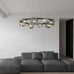 HEIKESZ Italian Minimalist Chandelier Modern Living Room Light Nordic Home Style Magnificent Bedroom Lamp