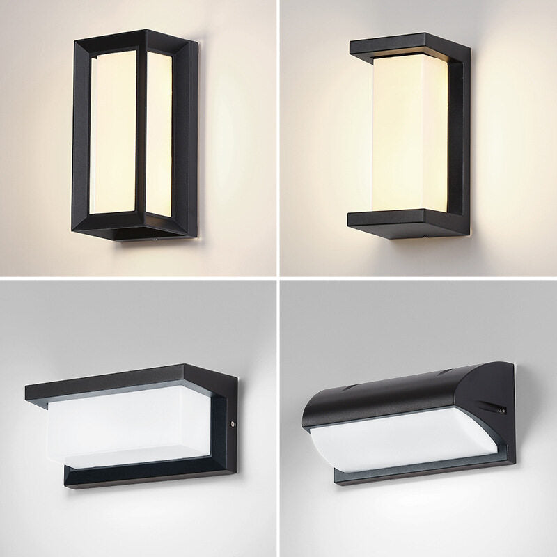 HEIKESZ LED Outdoor Waterproof Wall Lamp with Motion Sensor for Balcony Stairs Terrace Gate Bounding Wall Lighting Exterior LED Flood Light