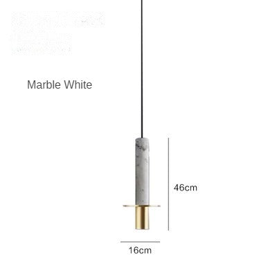 HEIKESZ Nordic Luxury Marble Chandelier Modern Minimalist Ceiling Light for Living Room Bedroom Restaurant Bar