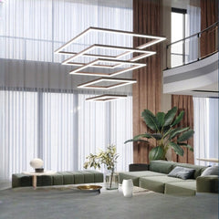 HEIKESZ Luxury Chandelier for Living Room Post-Modern Creative Ceiling Light Warm Nordic Lamps Duplex Staircase Lighting