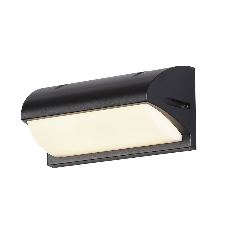 HEIKESZ LED Outdoor Waterproof Wall Lamp with Motion Sensor for Balcony Stairs Terrace Gate Bounding Wall Lighting Exterior LED Flood Light