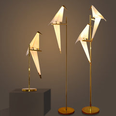 HEIKESZ Nordic Origami Bird Chandelier Modern Minimalist Artistic Hanging Lamp for Living Room Bedroom Ceiling Light