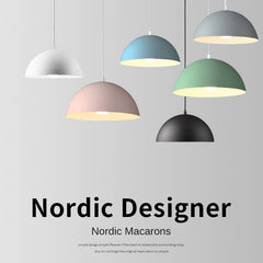 HEIKESZ Modern Minimalist Single Head Semicircle Chandelier Large Lampshade Creative Personality Decorative Light for Living Room Restaurant Exhibition Hall