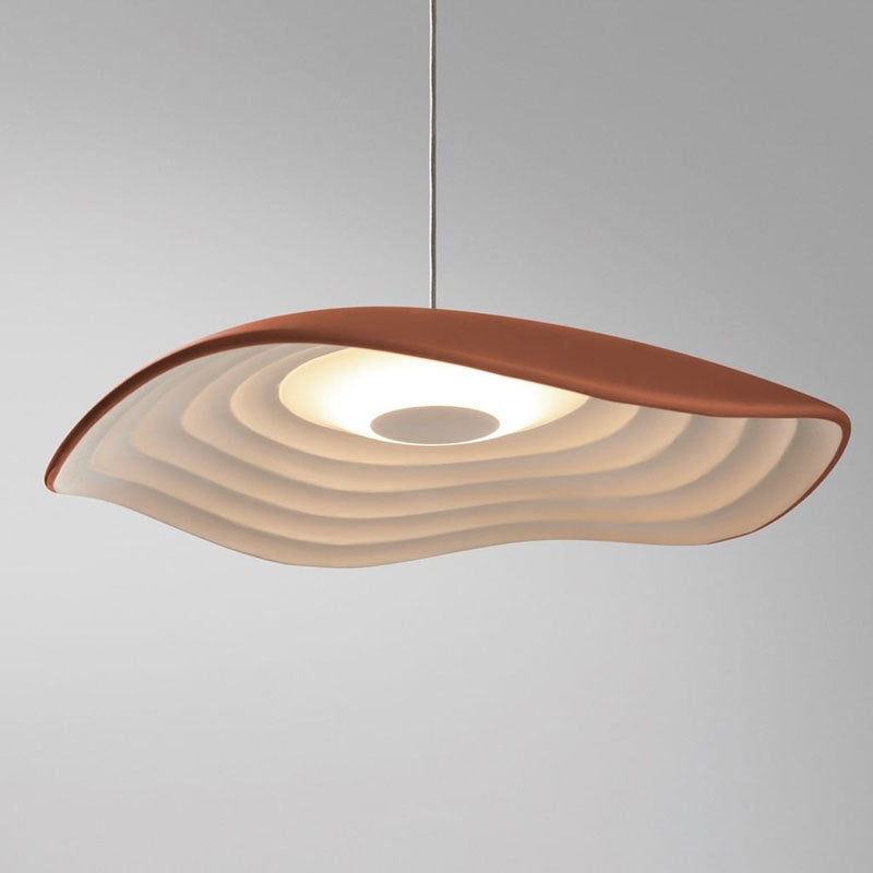 HEIKESZ Modern Minimalist Nordic Lotus Leaf Chandelier Silent Style Bar Restaurant Art Decorative Lamp