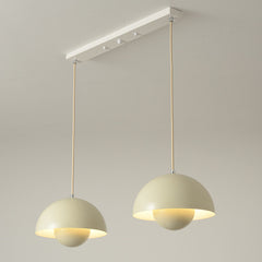 HEIKESZ Danish Designer Bud Chandelier Macaron Three Heads Dining Room Lamp Nordic Modern Minimalist Bedroom Lighting