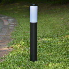 KEIKESZ Outdoor Lawn Lamp Stainless Steel LED Floor Light Waterproof Cylindrical Garden Villa Courtyard Landscape Street Lighting