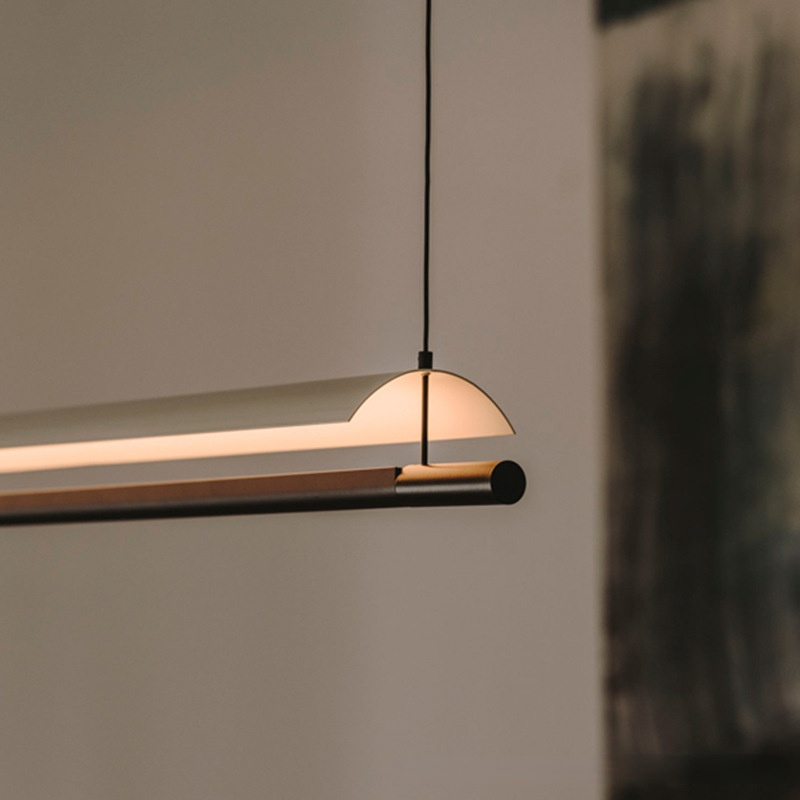 HEIKESZ Modern Chandelier Minimalist Design LED Ceiling Light for Restaurant Bar Living Room Bedroom Kitchen Island Hanging Lamp